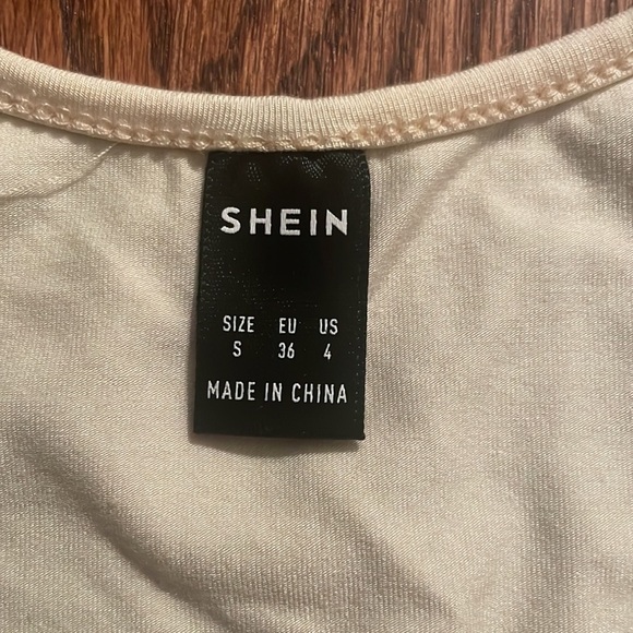 🌿Shein women’s cream body suit - size S🌿 - Picture 5 of 7
